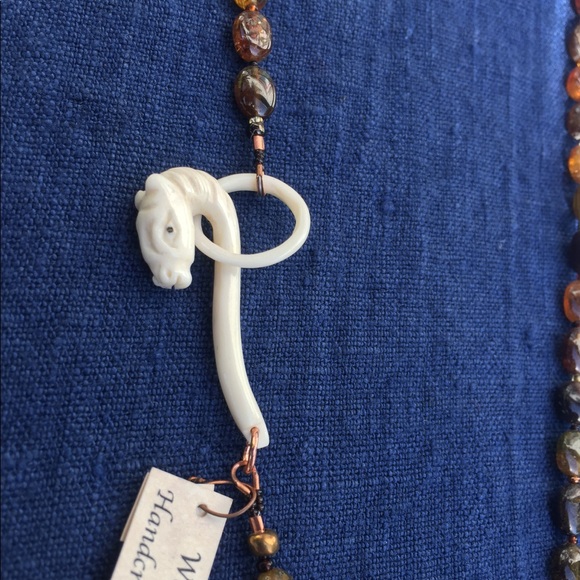 Lapis Lazuli & Sterling Silver Reversible Necklace - Picture 5 of 5